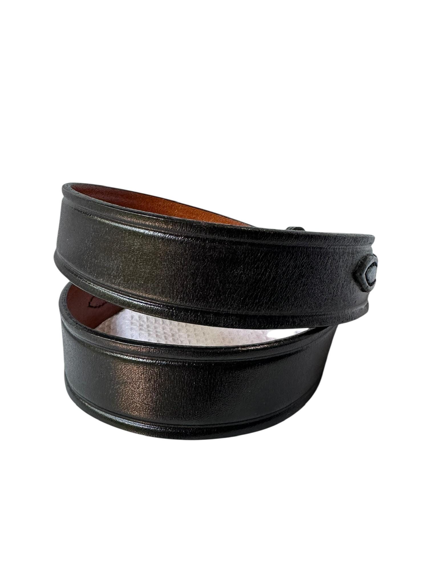 Don Hume B112 Leder-Holstergürtel – Braun, 1,75", Für Ranger/Offiziere, US-Leder