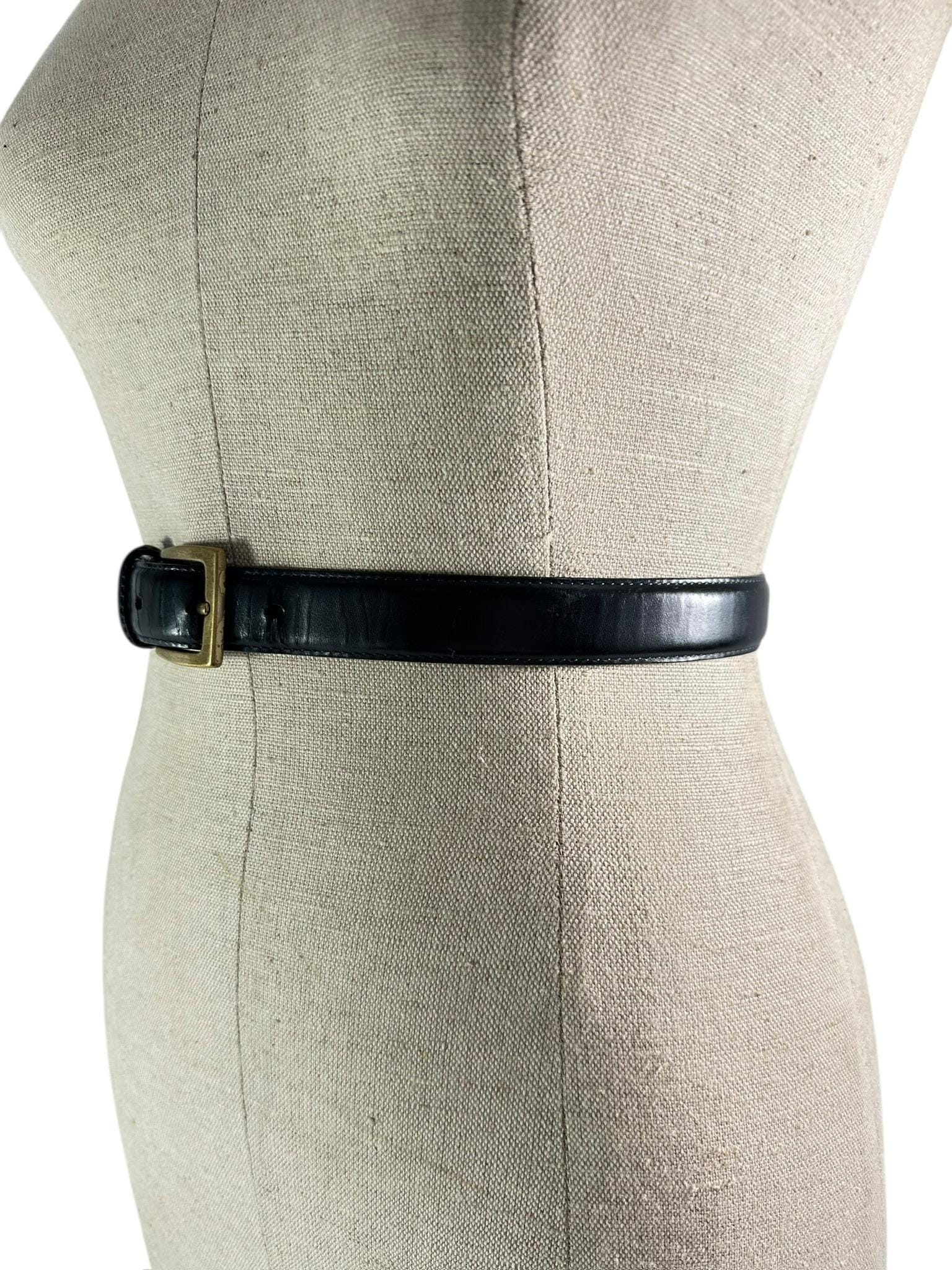 Genuine Vintage COACH 5934 Polished Cowhide Leather Belt Unisex 36 Genuine Vintage COACH 5934 Polished Cowhide Leather Belt  main image 3