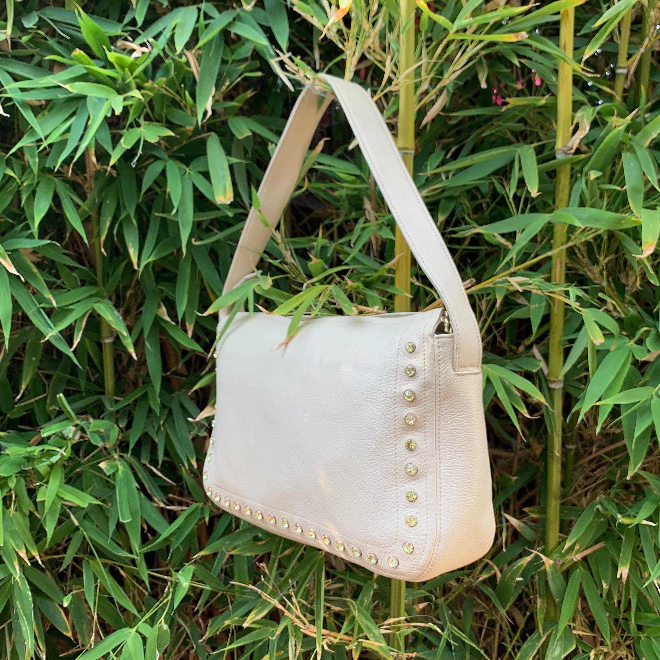 経典ブランド ヴィンテージ ジャンニ ヴェルサーチ スタッズ ラインストーン バッグ