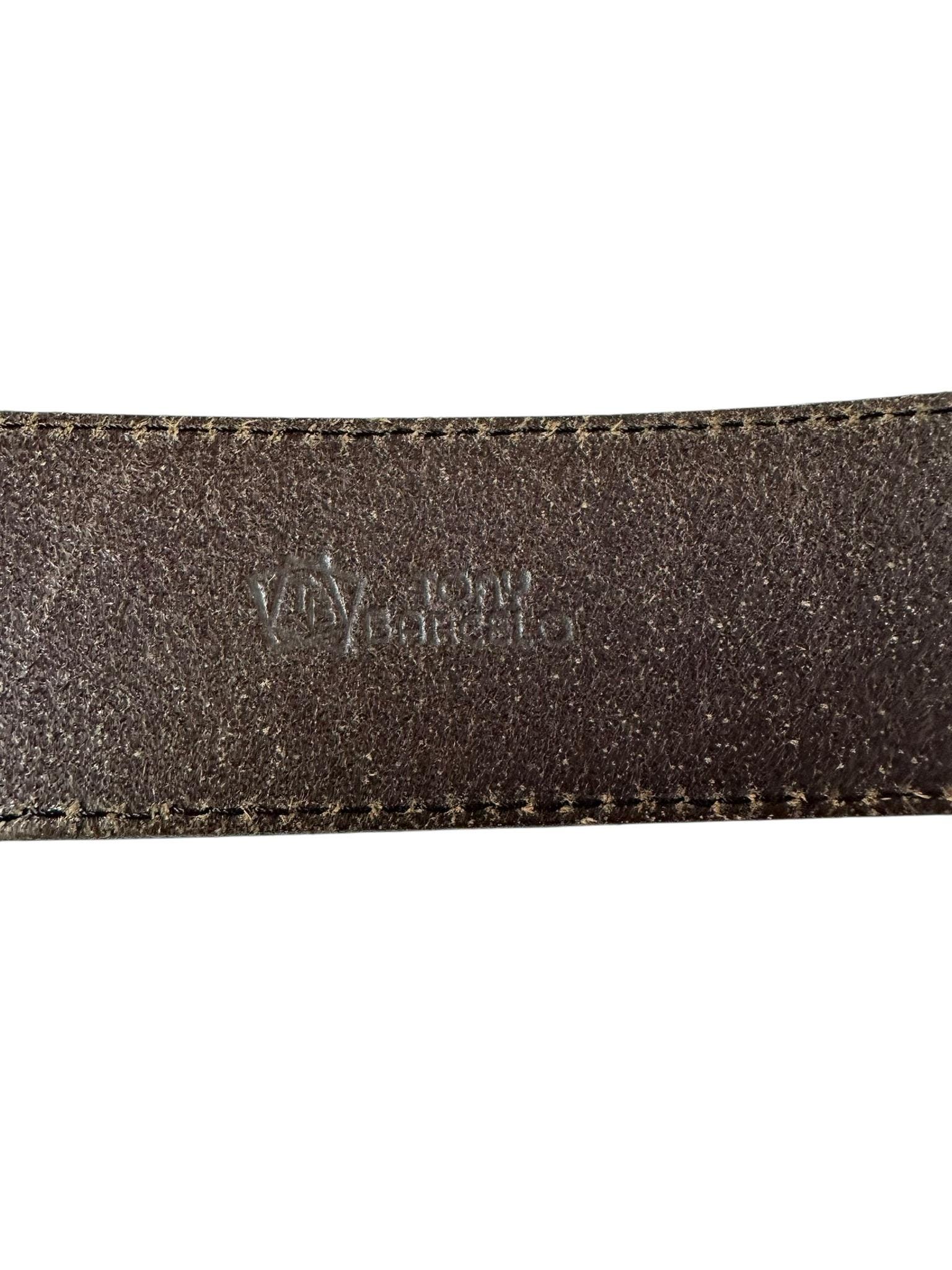 Genuine Vintage TONY BARCELO Black Leather Belt M Spain - Etsy