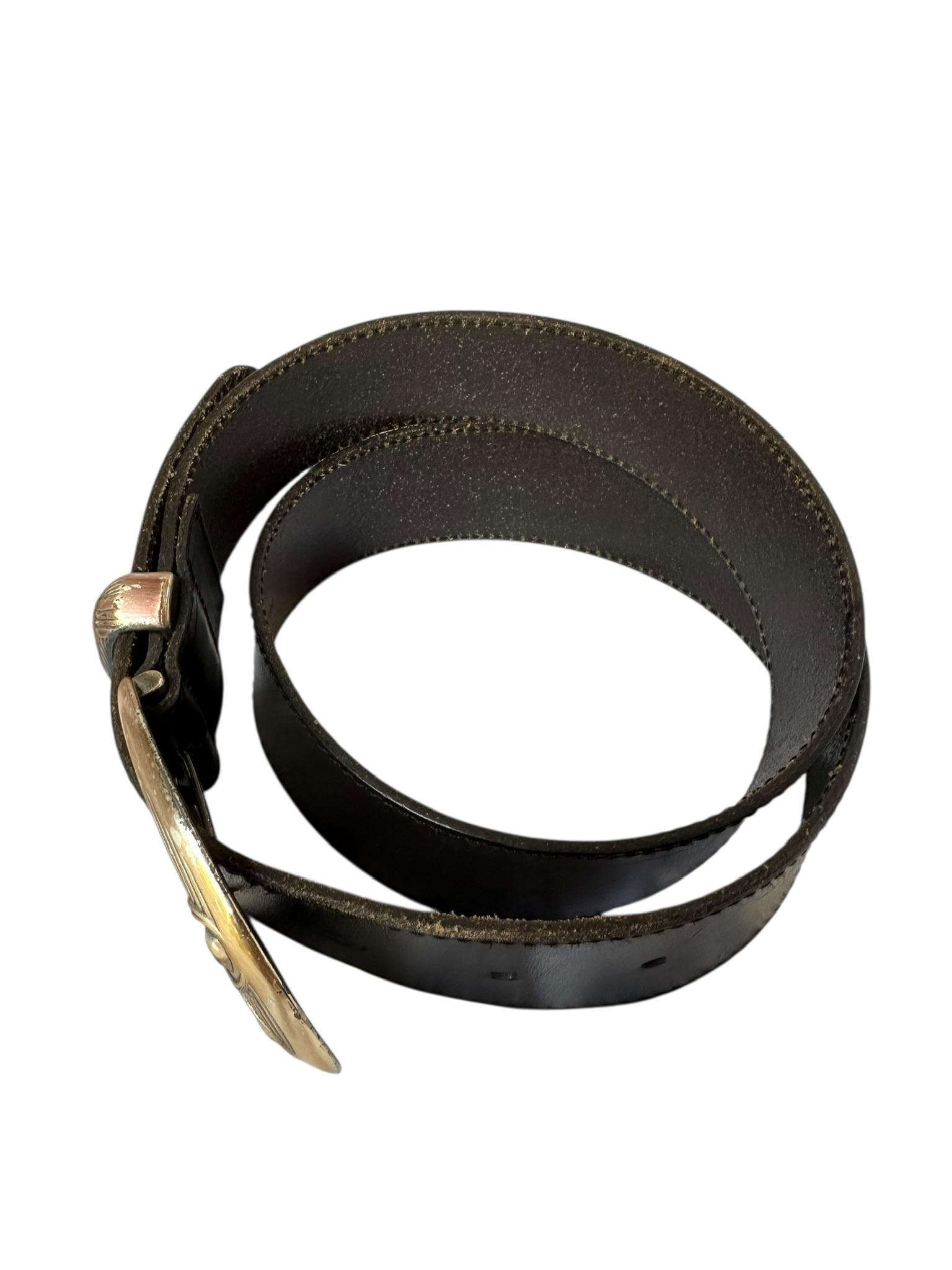 Tony Barcelo Vintage Leather Belt Genuine Vintage TONY BARCELO Black Leather Belt M Spain - Etsy main image 4