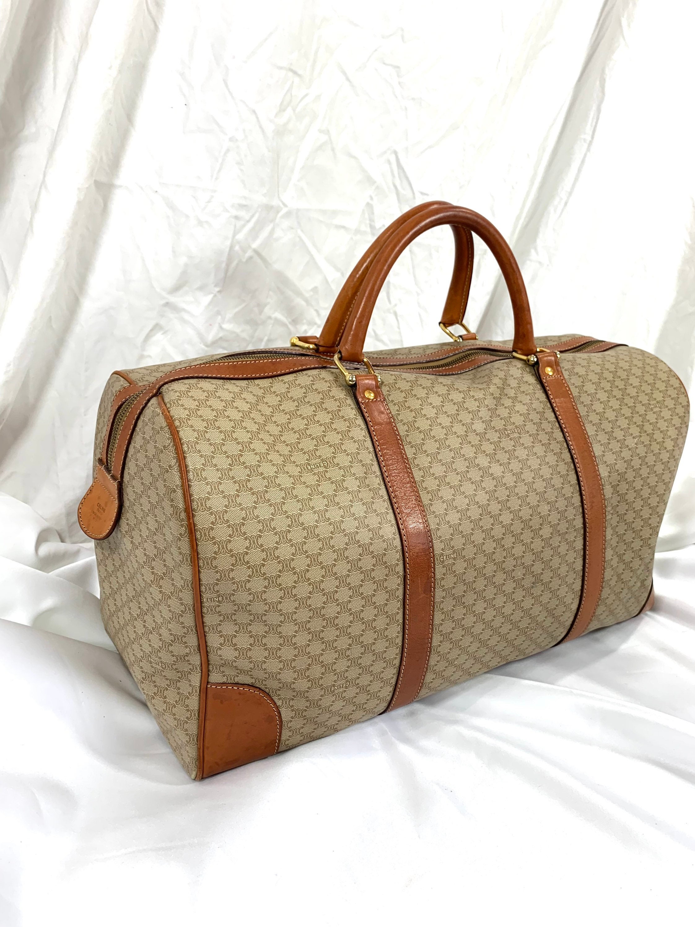 Vintage CELINE Macadam Monogram Duffle 50 Bag -  Hong Kong