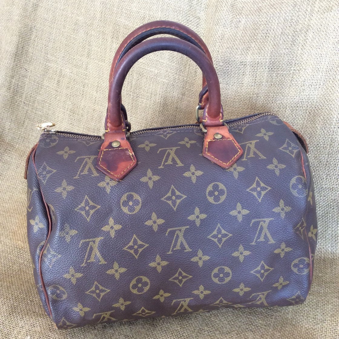 Vintage Louis Vuitton Malletier Speedy 25 Brown Monogram -  Hong Kong