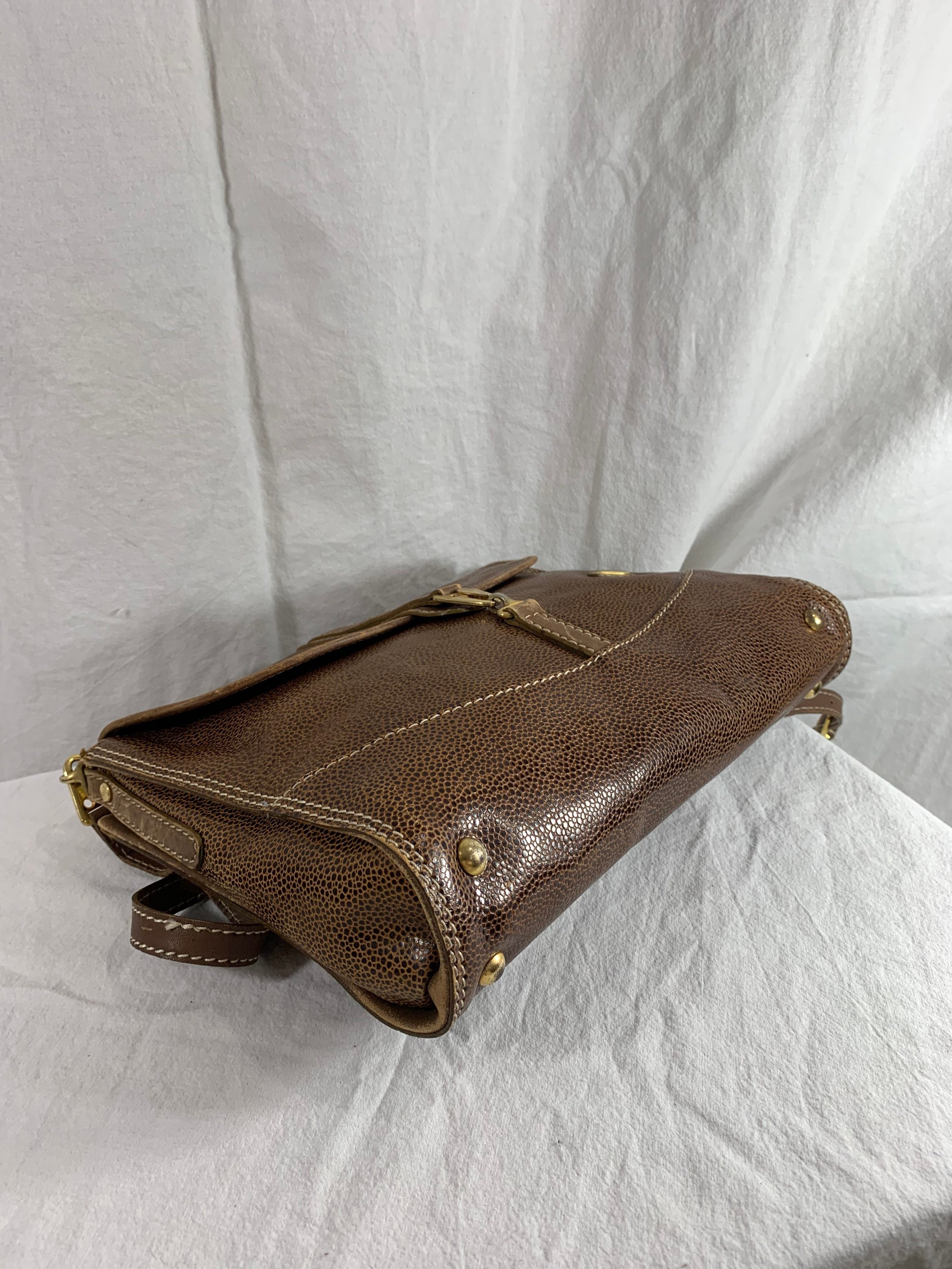 Minkissy Borsa A Tracolla Vintage Con Nappe – Marrone Chiaro, Dimensioni 25x17x1 Cm, Leggera In Poliestere, Design Versatile Per Ogni Occasione