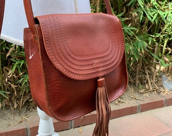 Lucky Brand Vintage Leather Backpack 