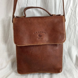 Genuine Vintage COACH Brown Leather Flap Shoulder Bag Crossbody - Etsy