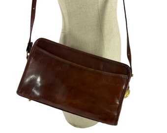 Genuine Vintage COACH 6347 Tan Crossbody Shoulder Bag Logo Year