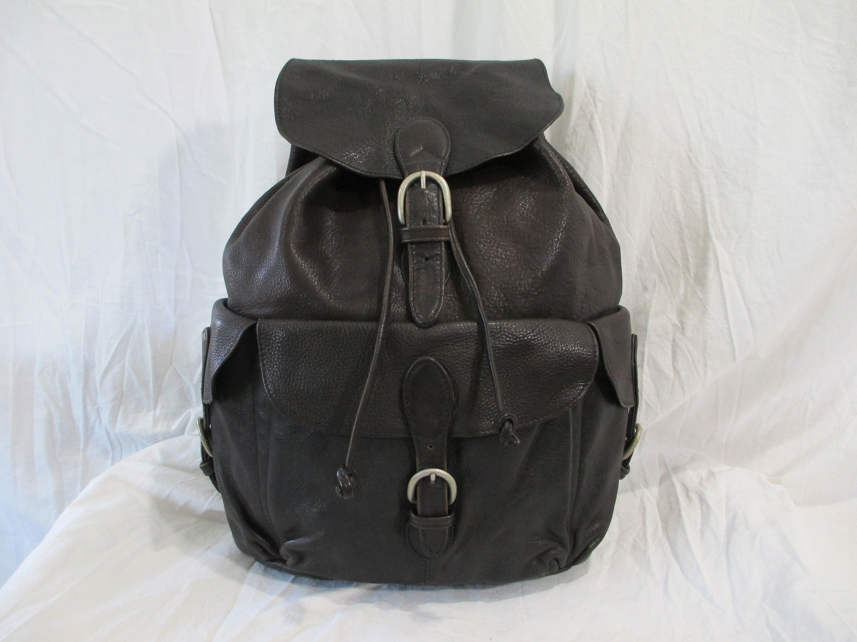 London fog leather backpack deals
