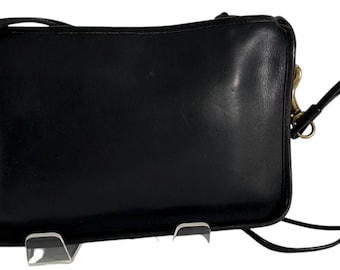 Vintage COACH Black Leather Convertible Mitchell Shoulder Bag