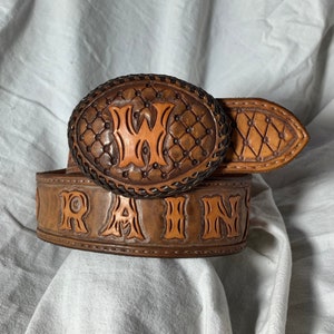 Looper Western Belt - Etsy display picture 2