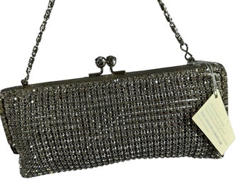Vintage genuine SWAROVSKI Elements rhinestones shoulder bag and clutch