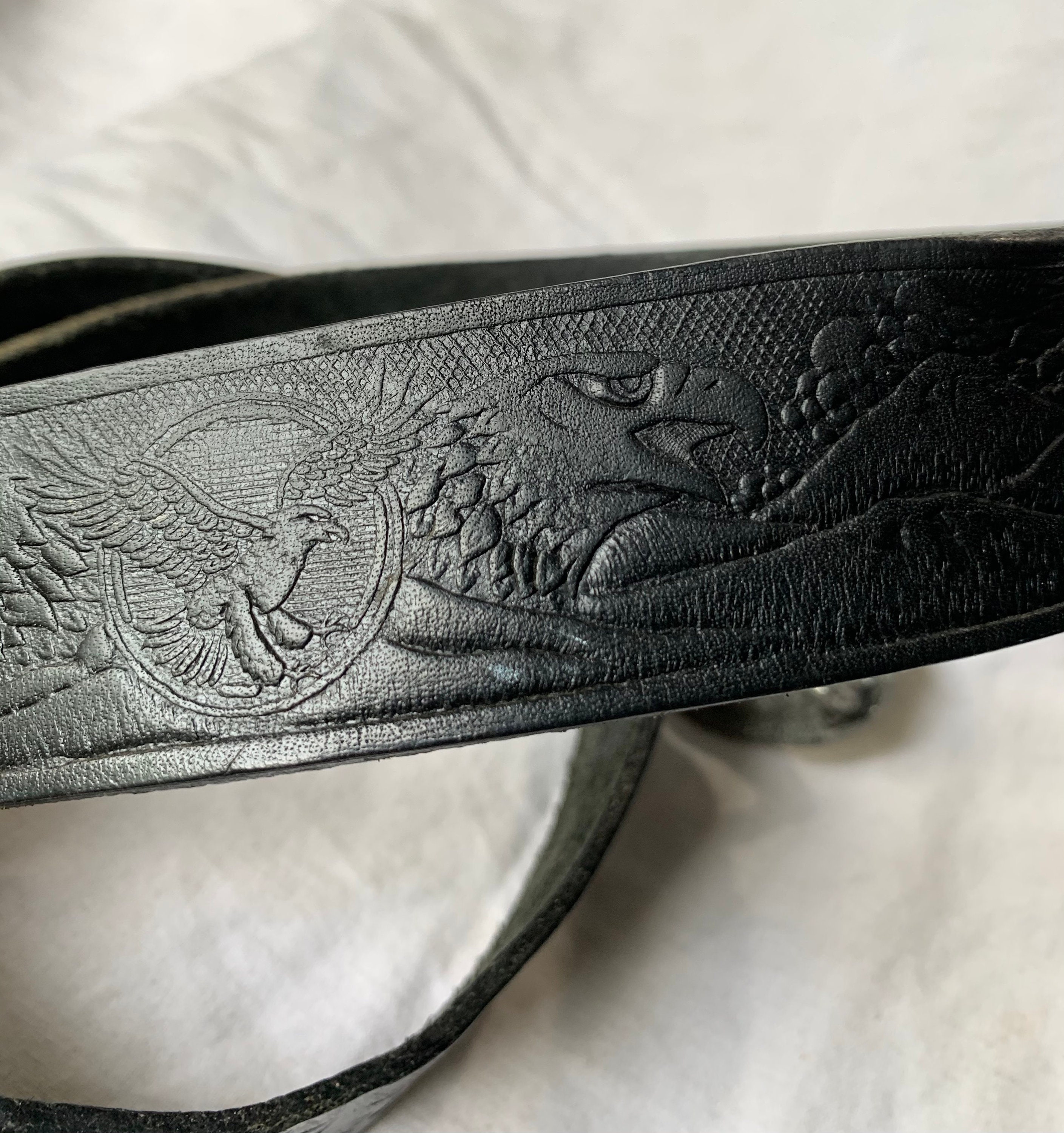 Vintage Bergamot Brass Works 1983 Eagle Belt Buckle and  display picture 1