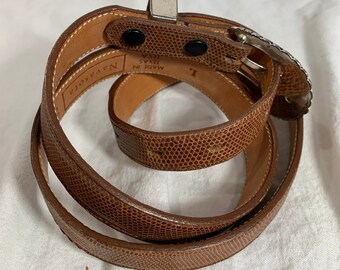 Vintage Navasota Genuine Lizard and Leather Wrangler Western  display picture 2