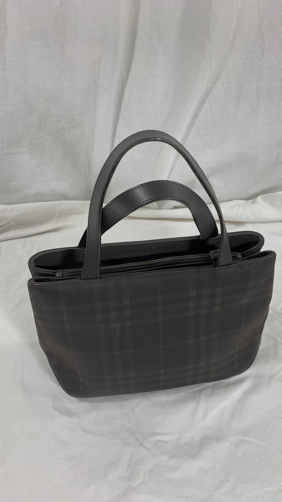 Vintage BURBERRY Nova check plaid handbag purse b… - image 4