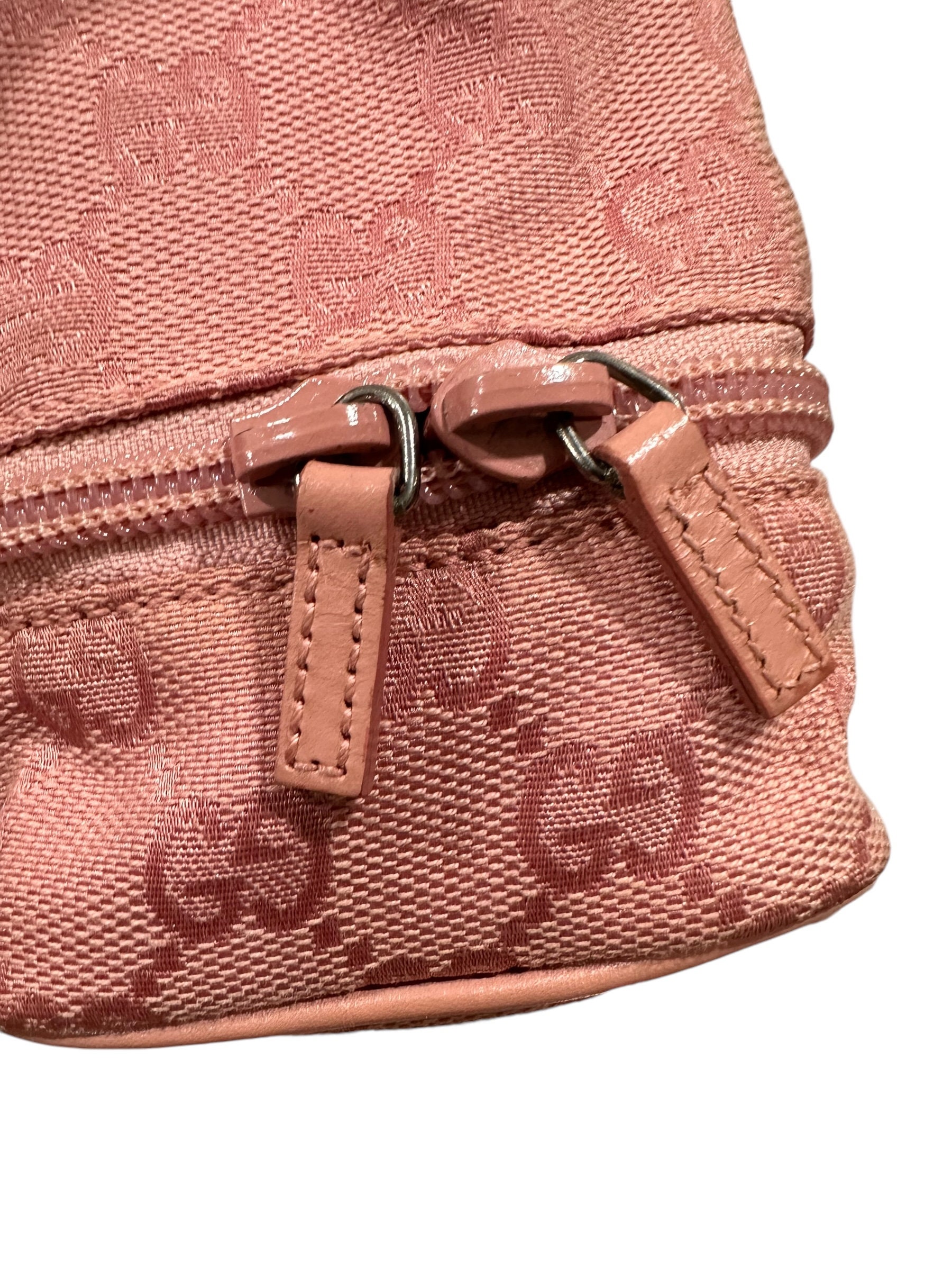 Genuine Vintage GUCCI Pink Mini Drawstring Bag Purse Pouch