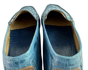 Genuine Aldo Brue Blue Genuine Walking Pillow Ostrich Driving Shoes Size 10 Genuine Aldo Brue Blue Genuine Walking Pillow Ostrich  main image 4