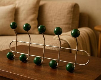 Mid Century Wall Hook - Metal Coat Rack - Entryway Organizer - Modern Minimalist Decor