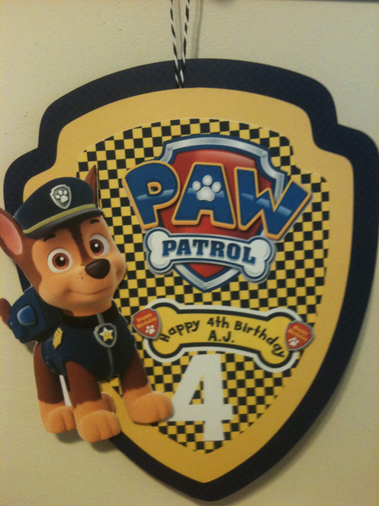 Paw Patrol Door Sign or Wall Hanging Etsy
