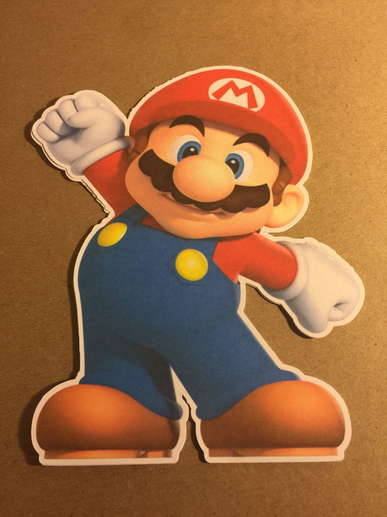 Super Mario Cutouts at 8 - Etsy