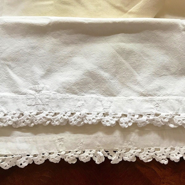 Lace Pillowcases Etsy