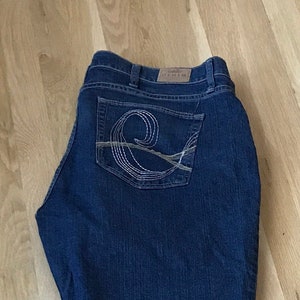 Cabela&#39;s Casuals Blue Denim Jeans, Size 18, 1990s