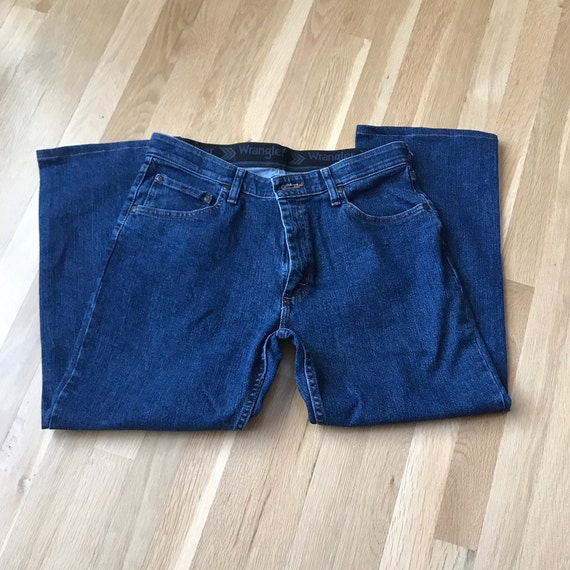 Men's / Boy's Blue Denim Jeans, Size 32" Waist w/… - image 4