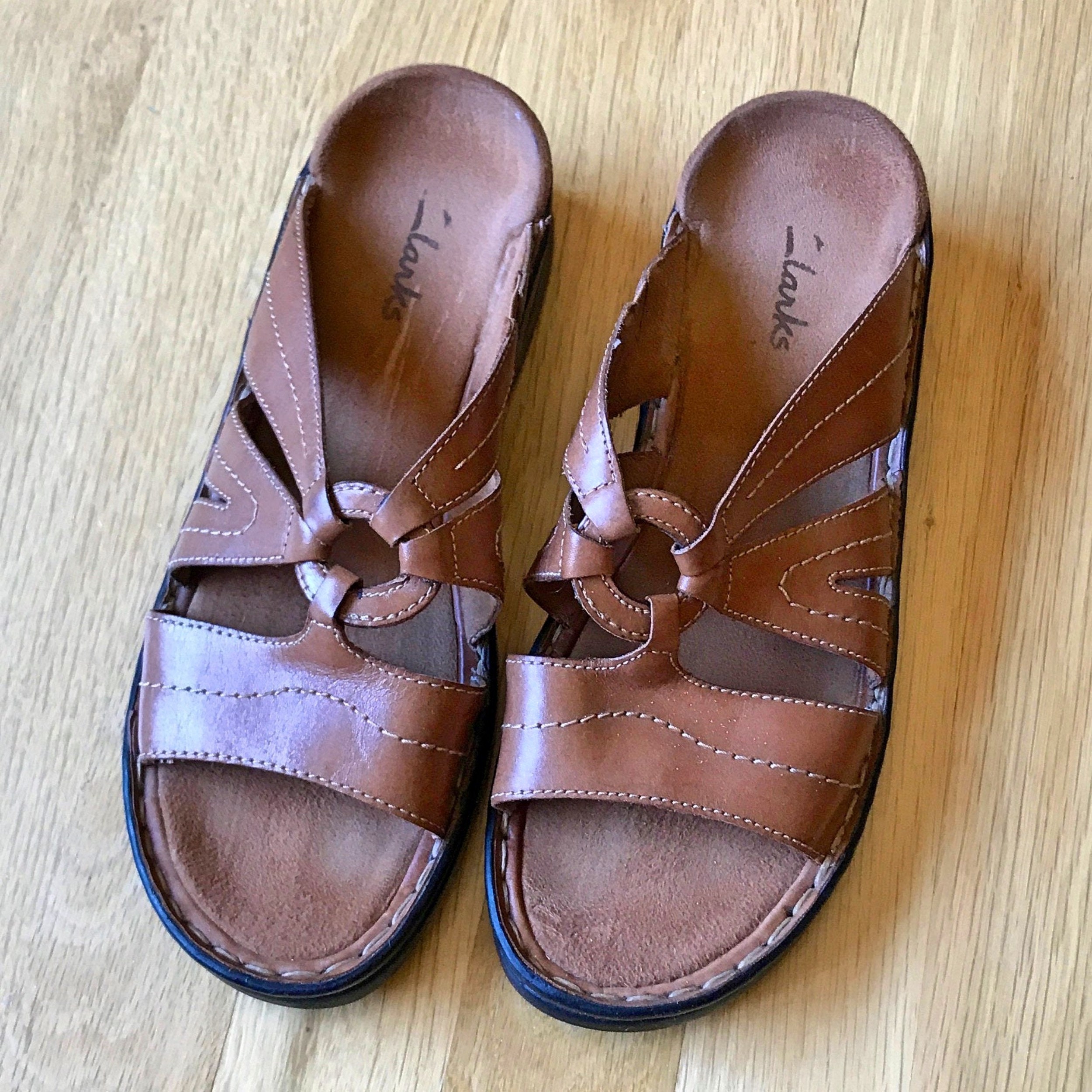 Vintage Clarks Sandals Etsy