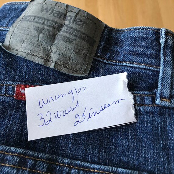 Men's / Boy's Blue Denim Jeans, Size 32" Waist w/… - image 2