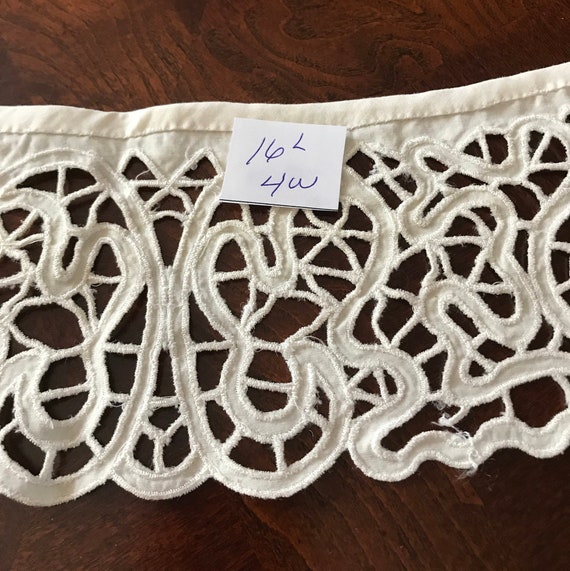White Victorian / Edwardian Lace Detachable Colla… - image 3