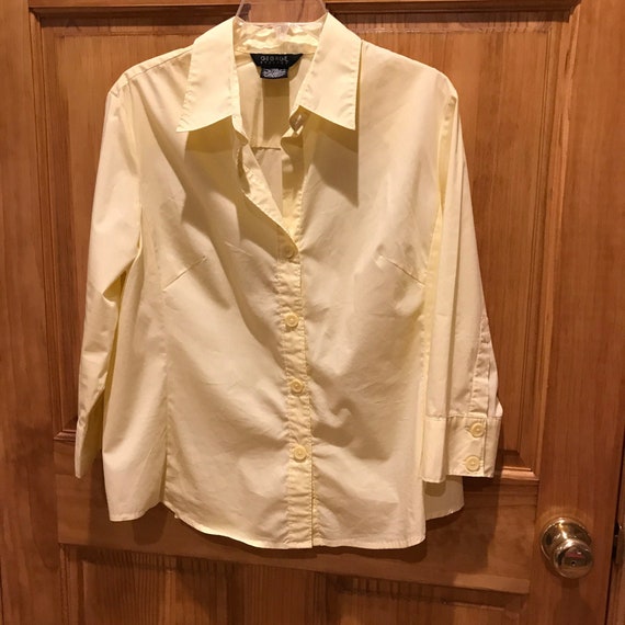 Lt. Yellow Blouse, Shirt or Top, Size XL 16 / 18,… - image 1