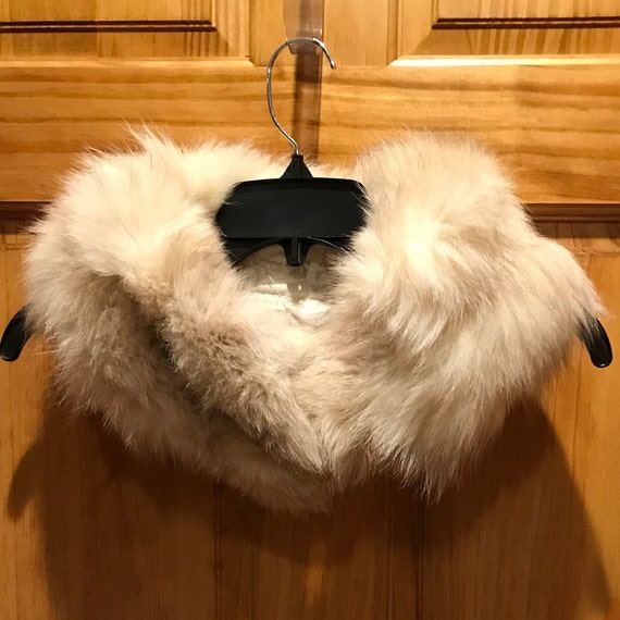 Mid Century Detachable Mink or Fox Fur Coat Collar