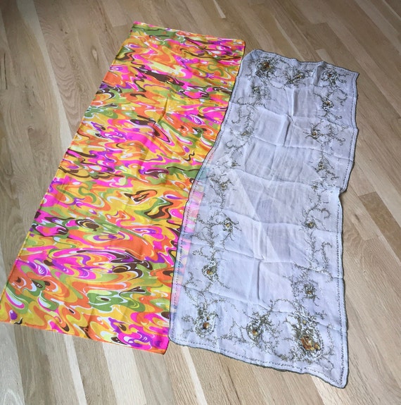 2 Long Rectangular, Rectangle, Oblong Head, Neck … - image 1