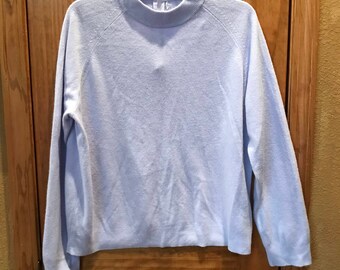 lavender mock turtleneck