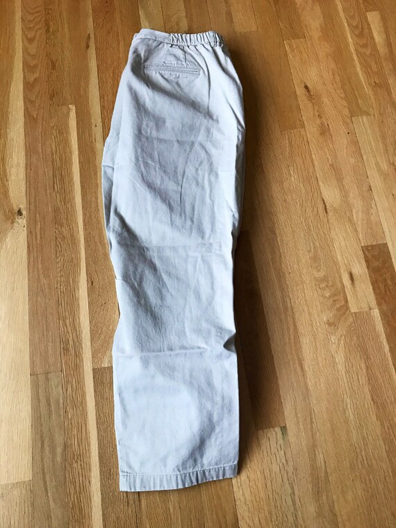 【BOK PLACE】bl vintage beige washing semi boot cut denim pt Baukjen Organic Denim Crop Straight Leg Jeans - Vintage Wash