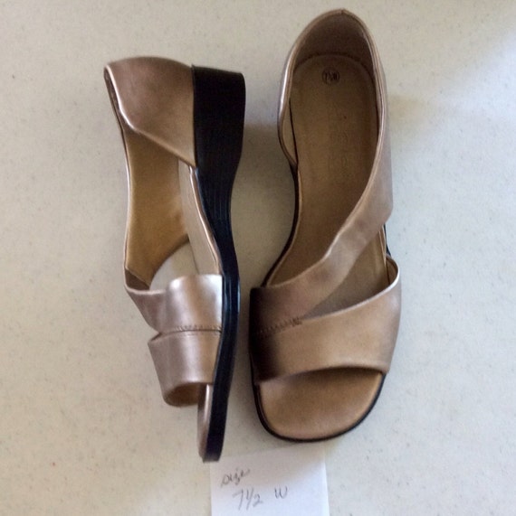 bronze dress sandals