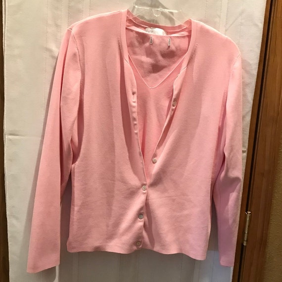 cardigan and shell sweater sets