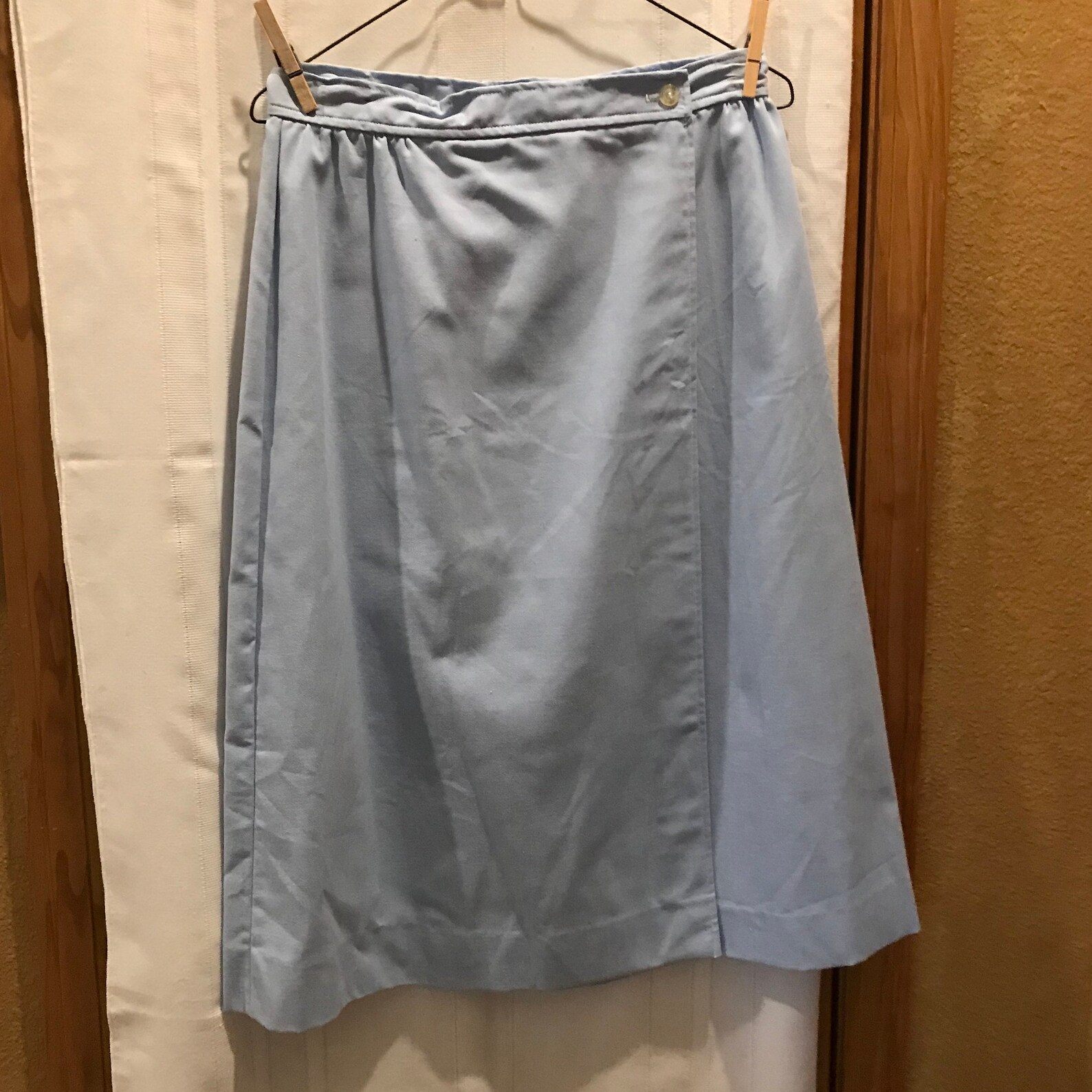 Light or Pale Blue Wrap Skirt Size 14 Never Worn From - Etsy UK