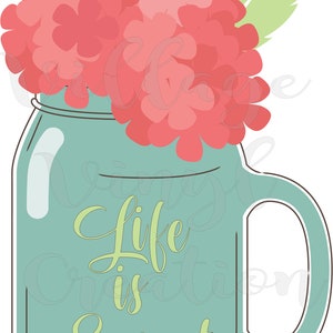 Life Is Sweet PNG file download for Sublimation, DTF, etc
