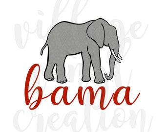 Bama Alabama PNG file download for Sublimation, DTF, etc