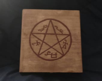 Devil's trap jewelry box