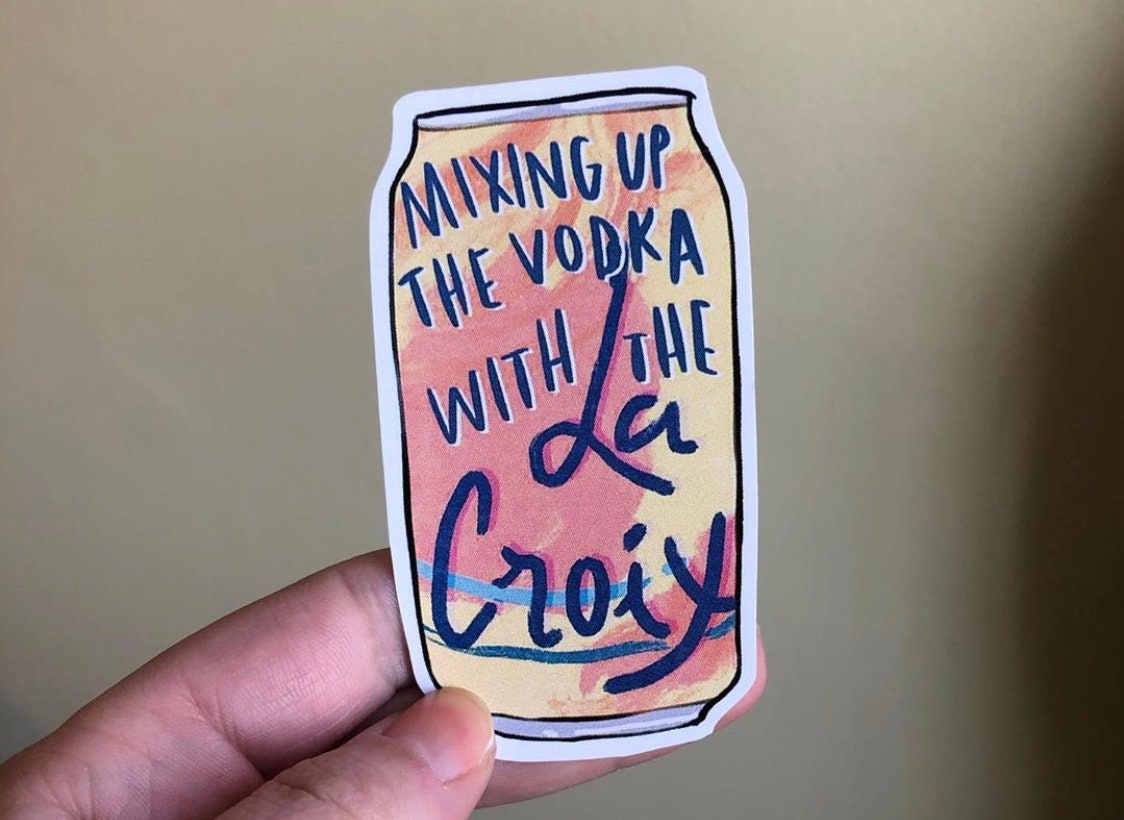 Post Malone La Croix Sticker