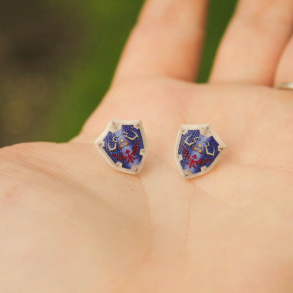 Hylian Shield Earrings Inspired by the Legend of Zelda