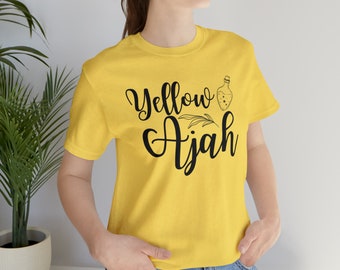 Yellow Ajah WoT Aes Sedai | Unisex Jersey Short Sleeve Tee