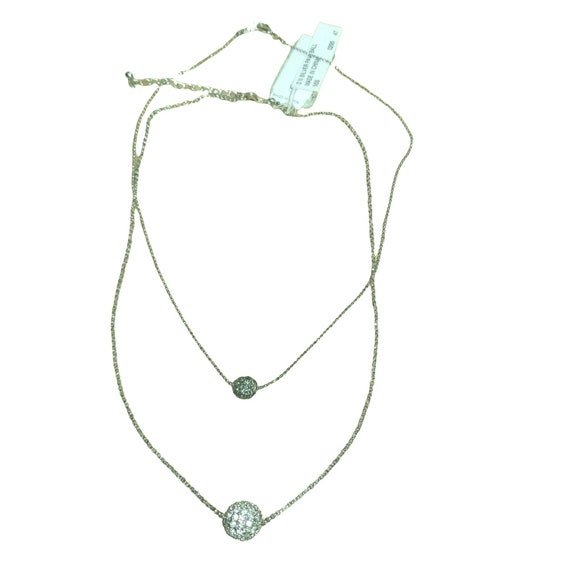 Pave Necklaces lot set of two - image 4