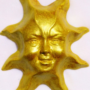 20% OFF Cute Gold Collectible Star Face Sculpture Gift, Signed & Numbered by Artist
