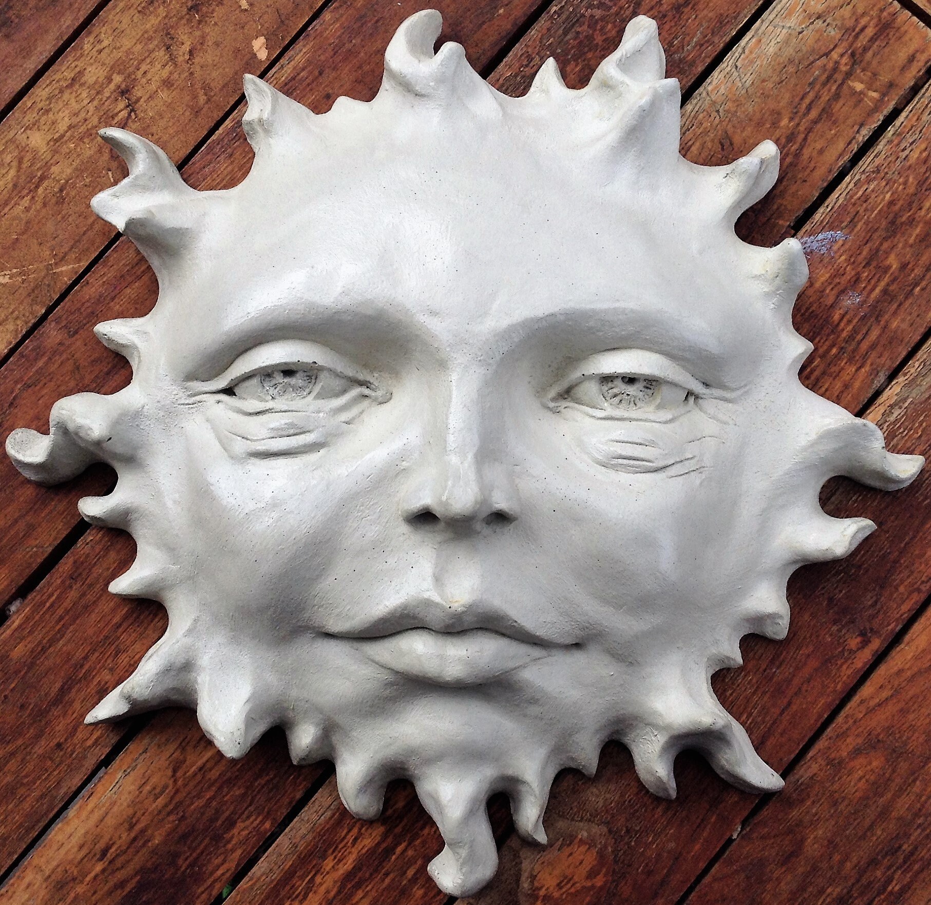 Original 11 Sun Face Wall Decor a Unique Wall Sculpture Etsy