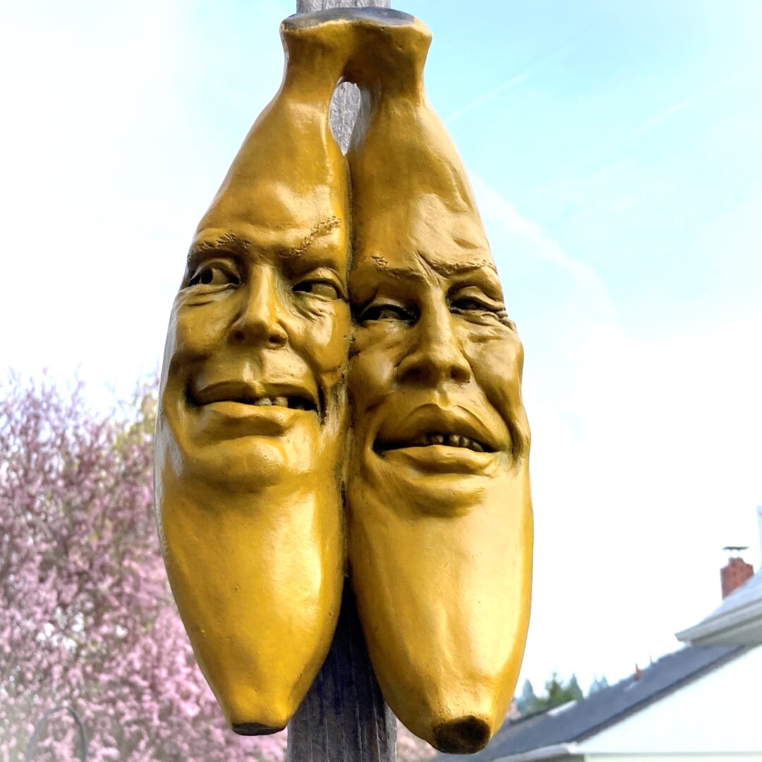 Yellow Banana Weatherproof Yard and Garden Sculpture a Unique Etsy