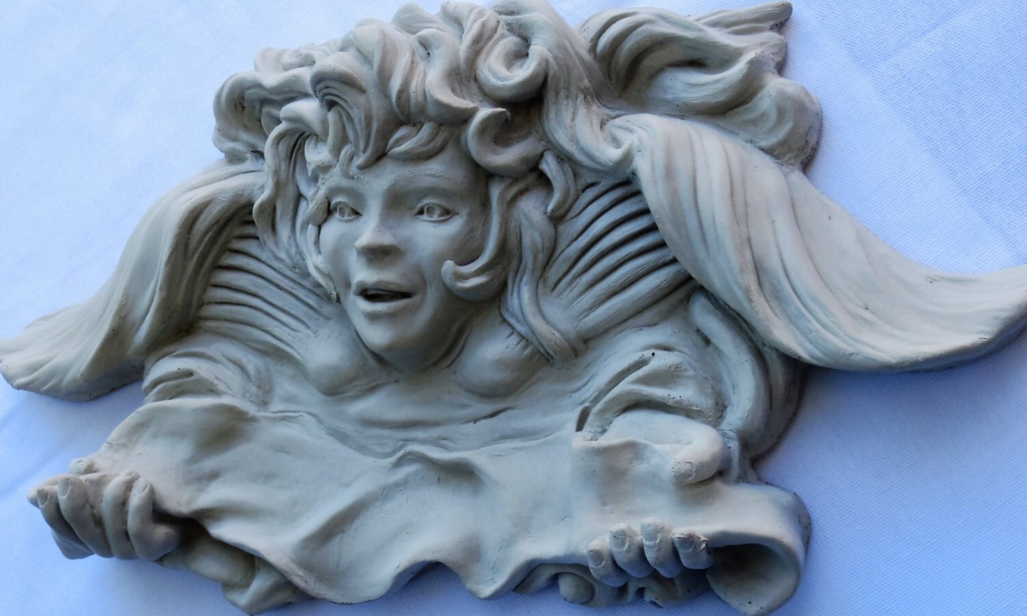 Flying Angel Sculpture Original Indoor/outdoor Wall Art Sold Etsy