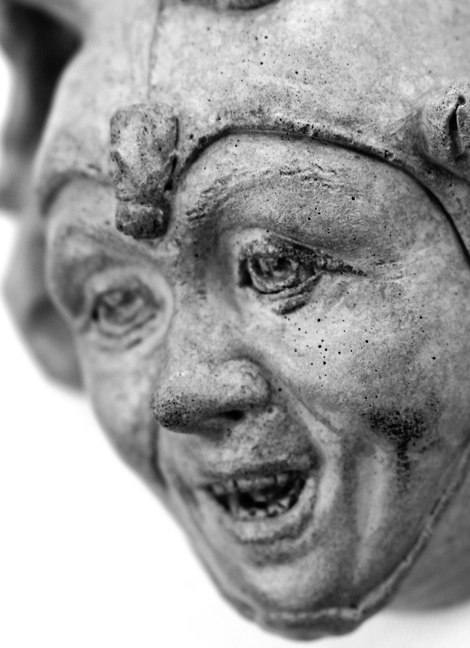 Joking Jester, a Funny Cast Stone Joker Wall Sculpture - Etsy