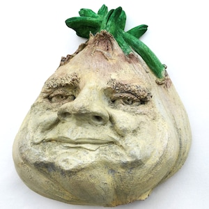 Garlic Wall Sculpture for Kitchen Decor, Great for Cooks Who Love Garlic, Food, Cooking, Cuisine and Culinary Art